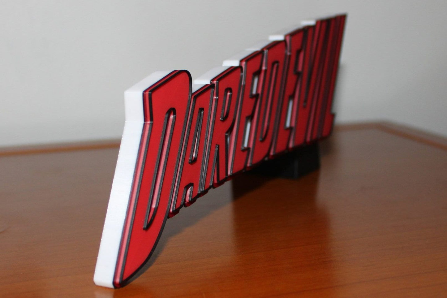 Daredevil 3D printed Comic Logo Art