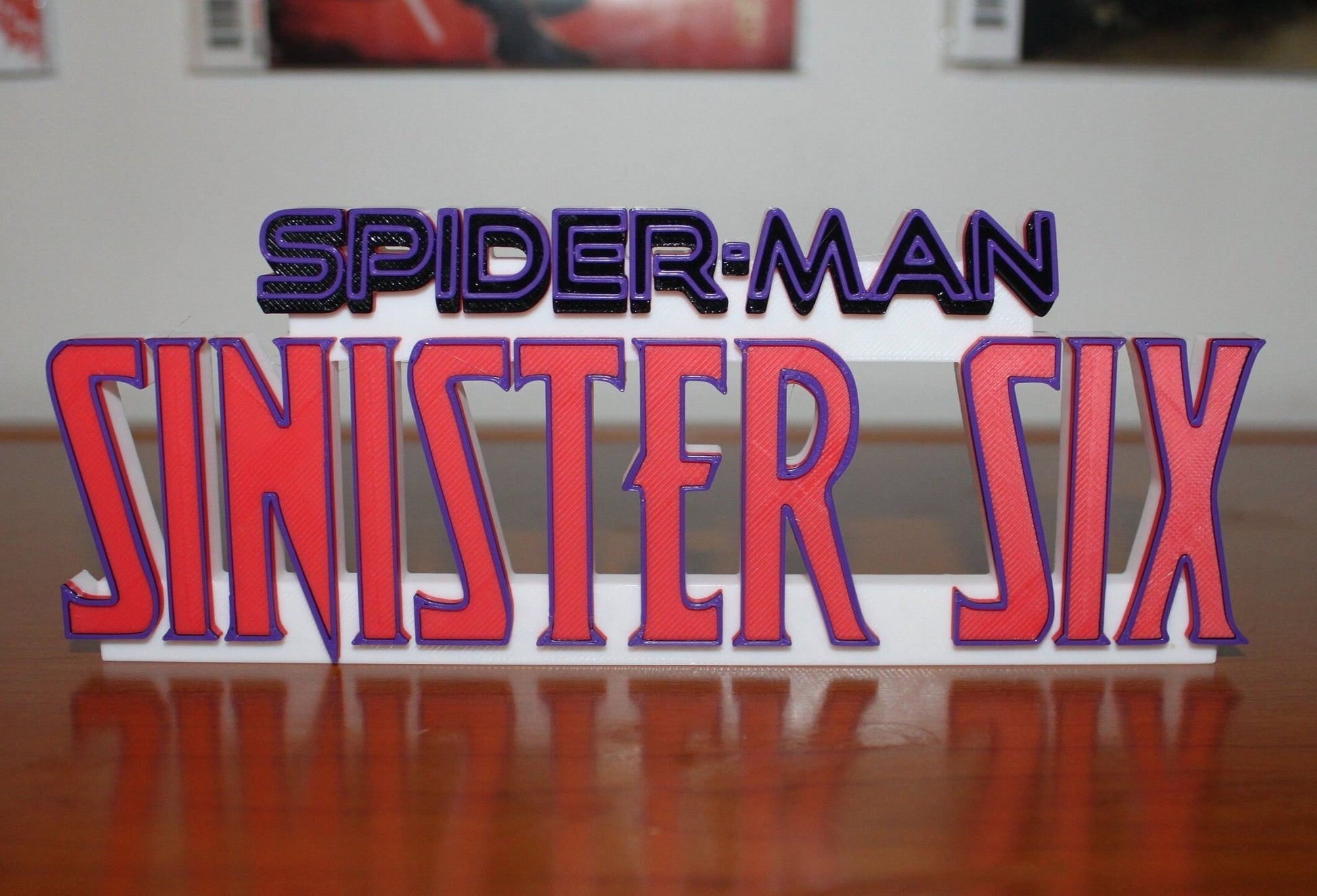 Sinister Six 3D printed Comic Logo Art