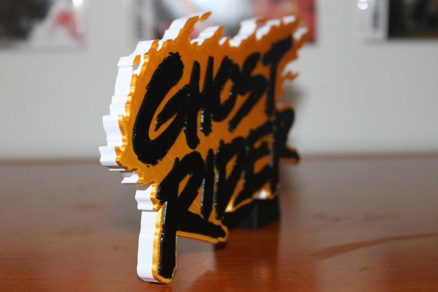 Ghost Rider 3D printed Comic Logo Art