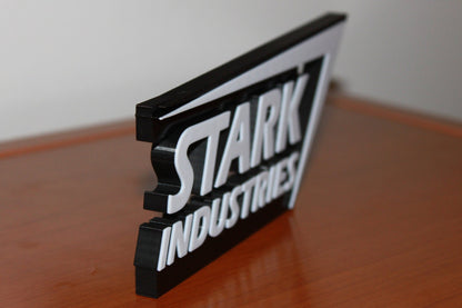 Stark Industries 3D printed Comic Logo Art