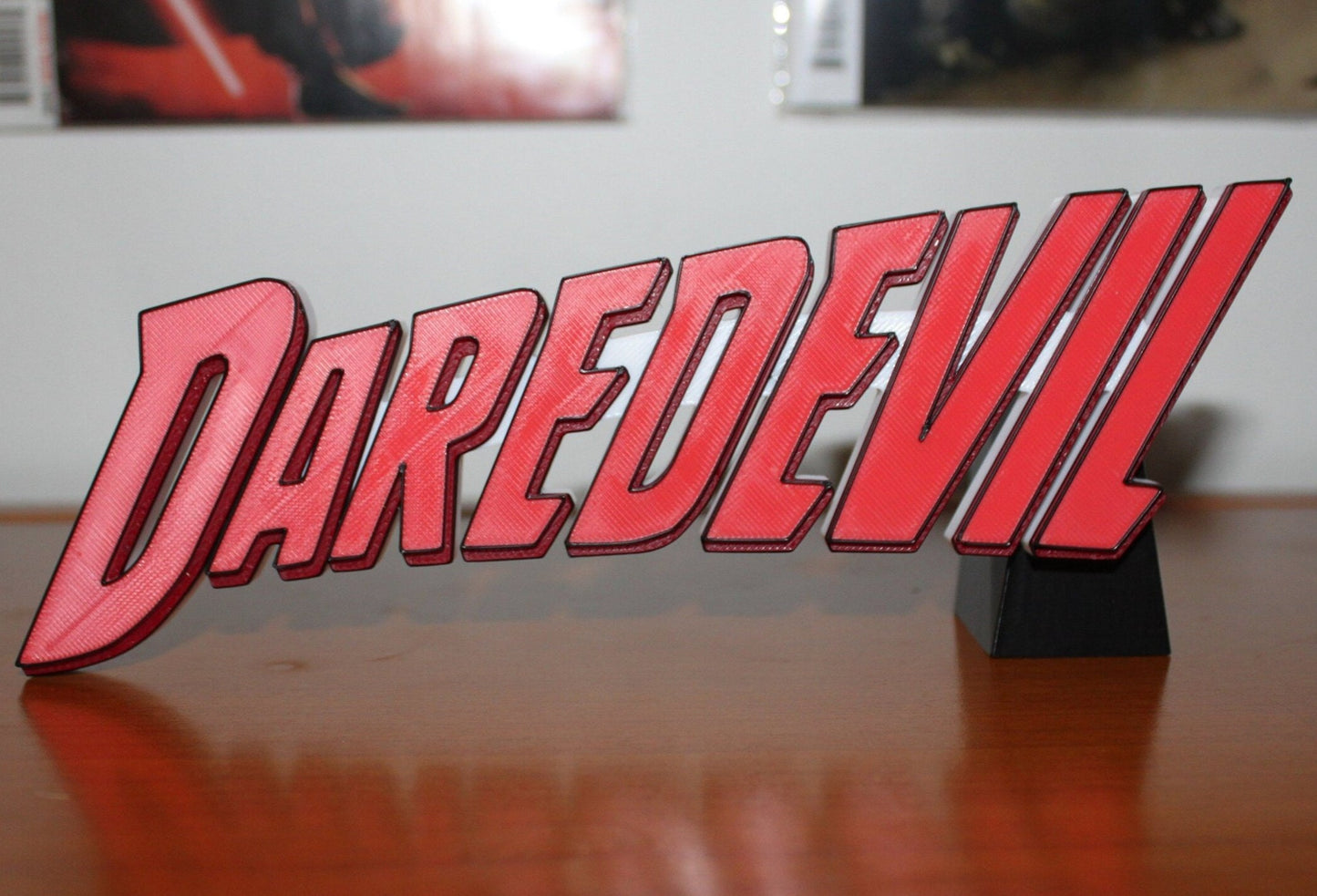 Daredevil 3D printed Comic Logo Art