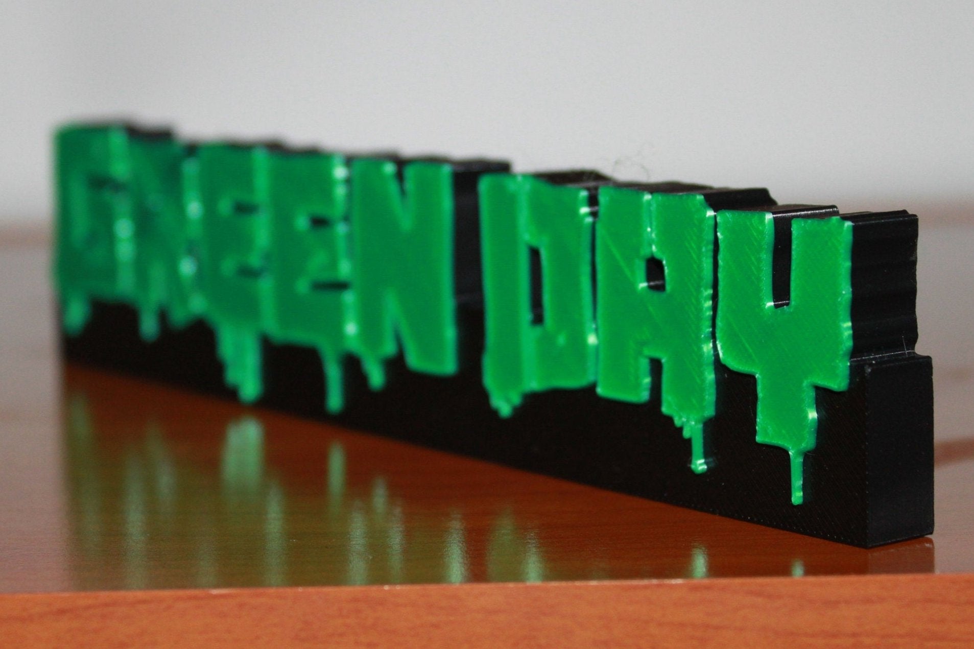 Green Day 3D Printed Logo Art