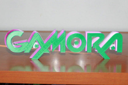 Gamora 3D Printed Logo Art