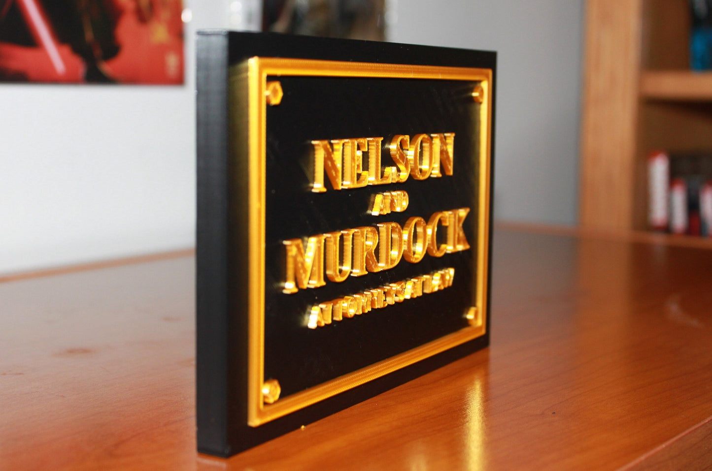 Daredevil "Nelson and Murdock" 3D printed Comic Logo Art