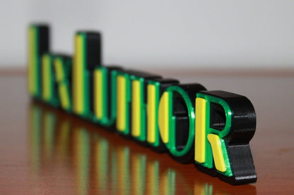 Lex Luthor 3D printed Comic Logo Art