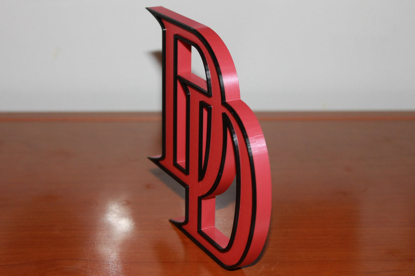 Daredevil DD Logo 3D printed Comic Logo Art