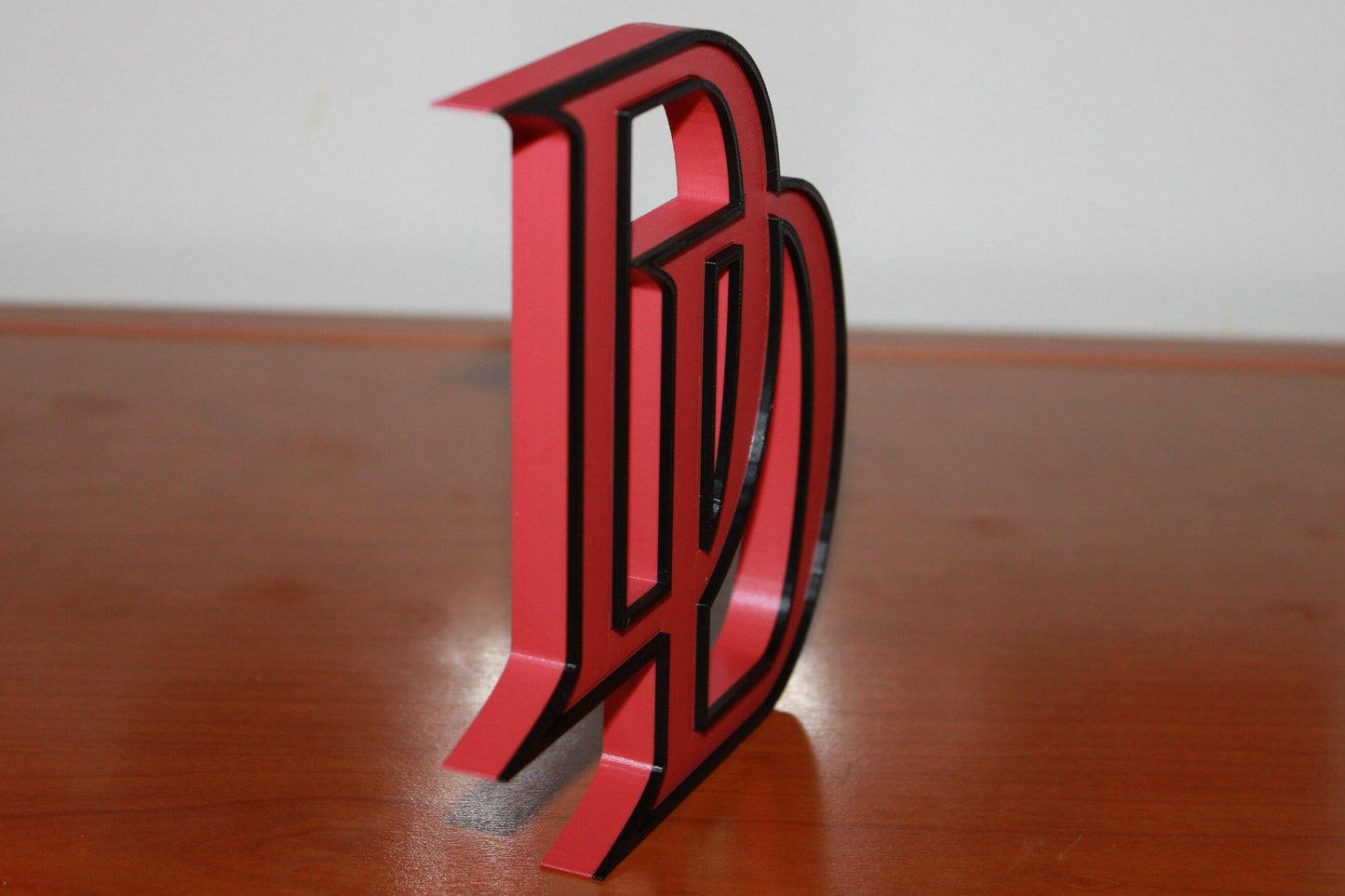 Daredevil DD Logo 3D printed Comic Logo Art