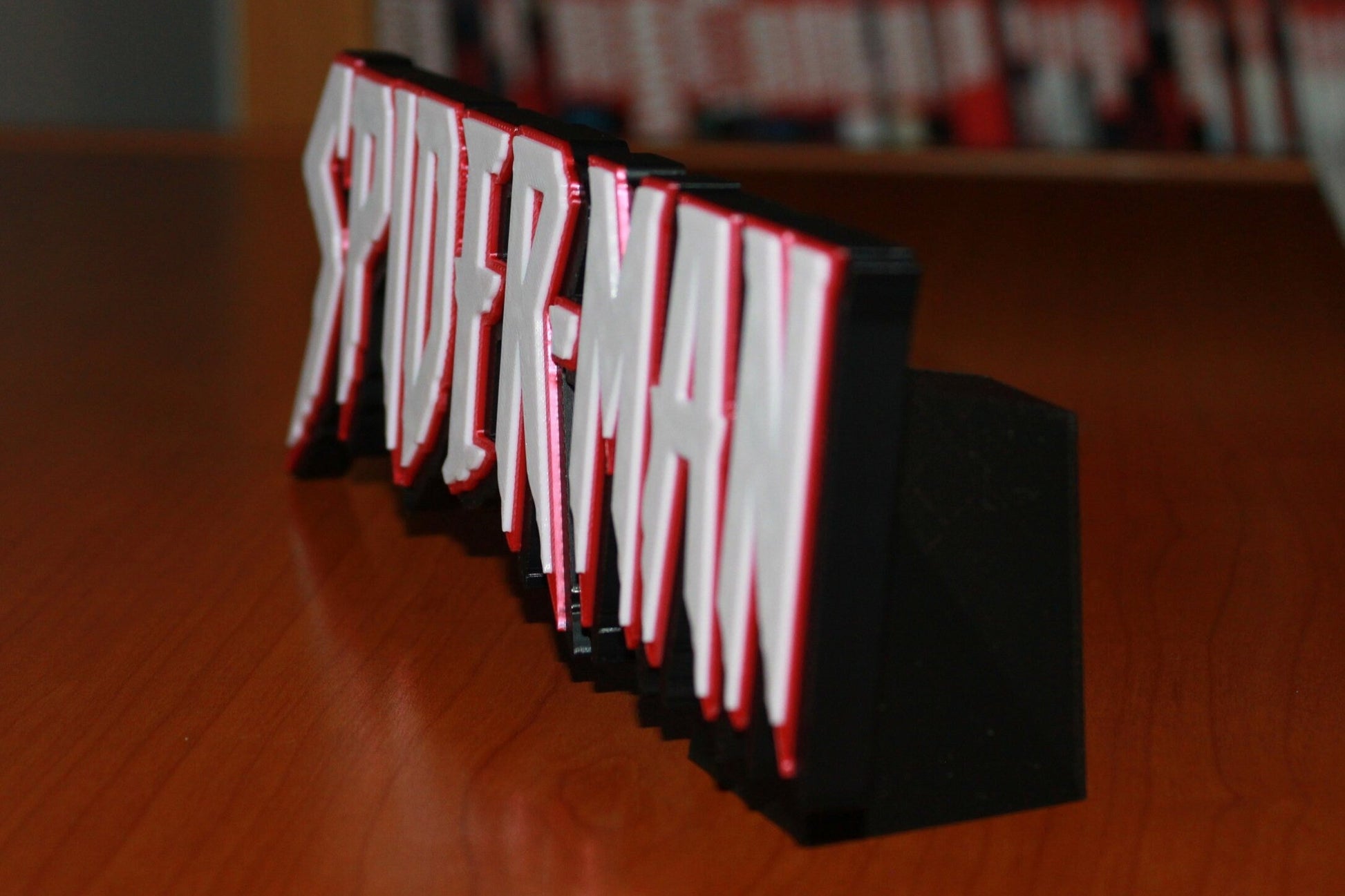 Spider-Man 3D printed Comic Logo Art