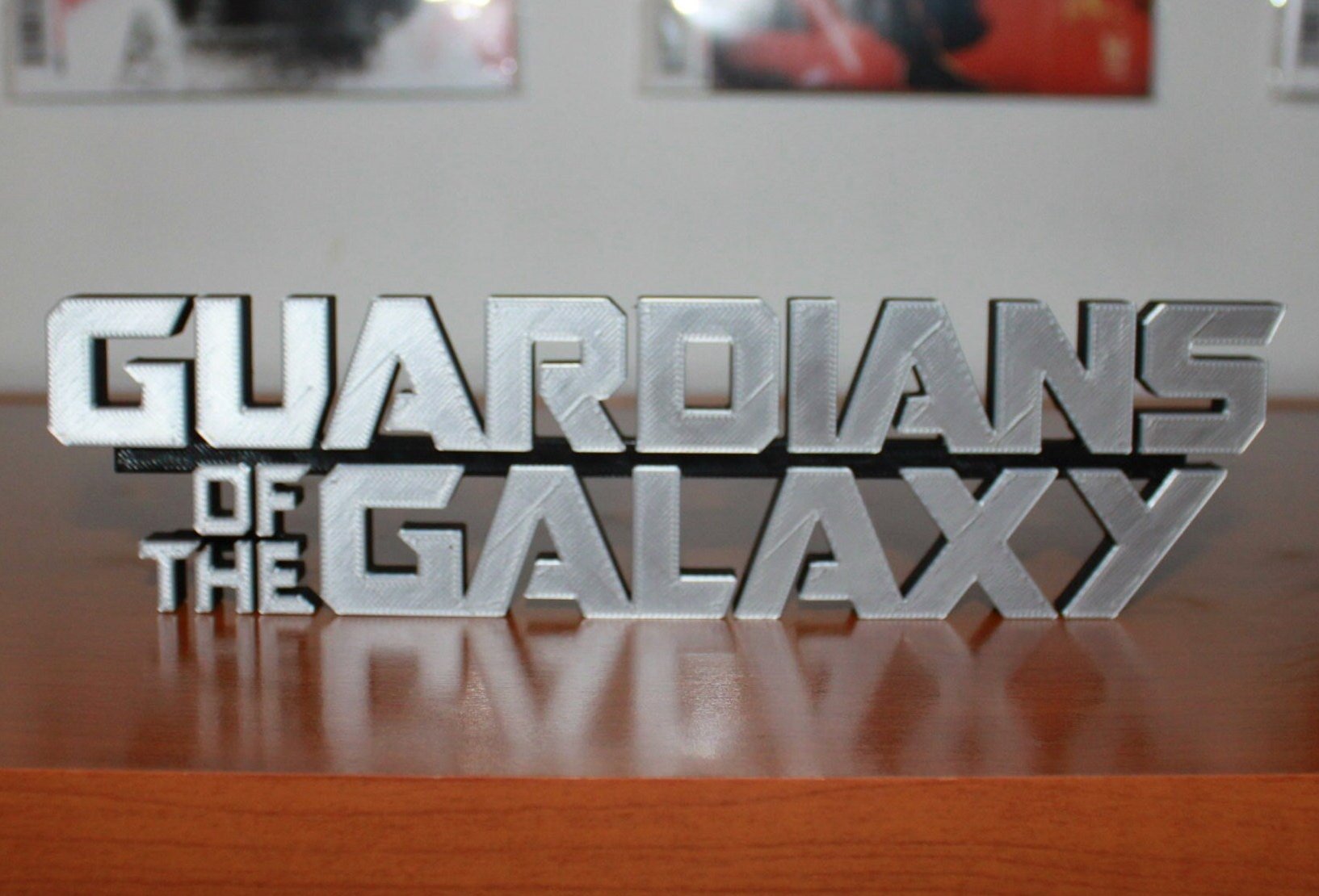 Guardians of the Galaxy 3D printed Comic Logo Art