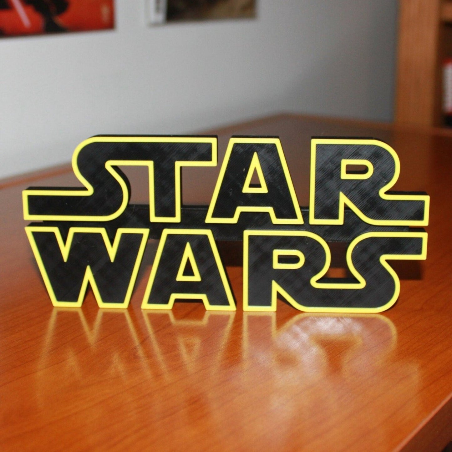 Star Wars 3D printed Logo Art