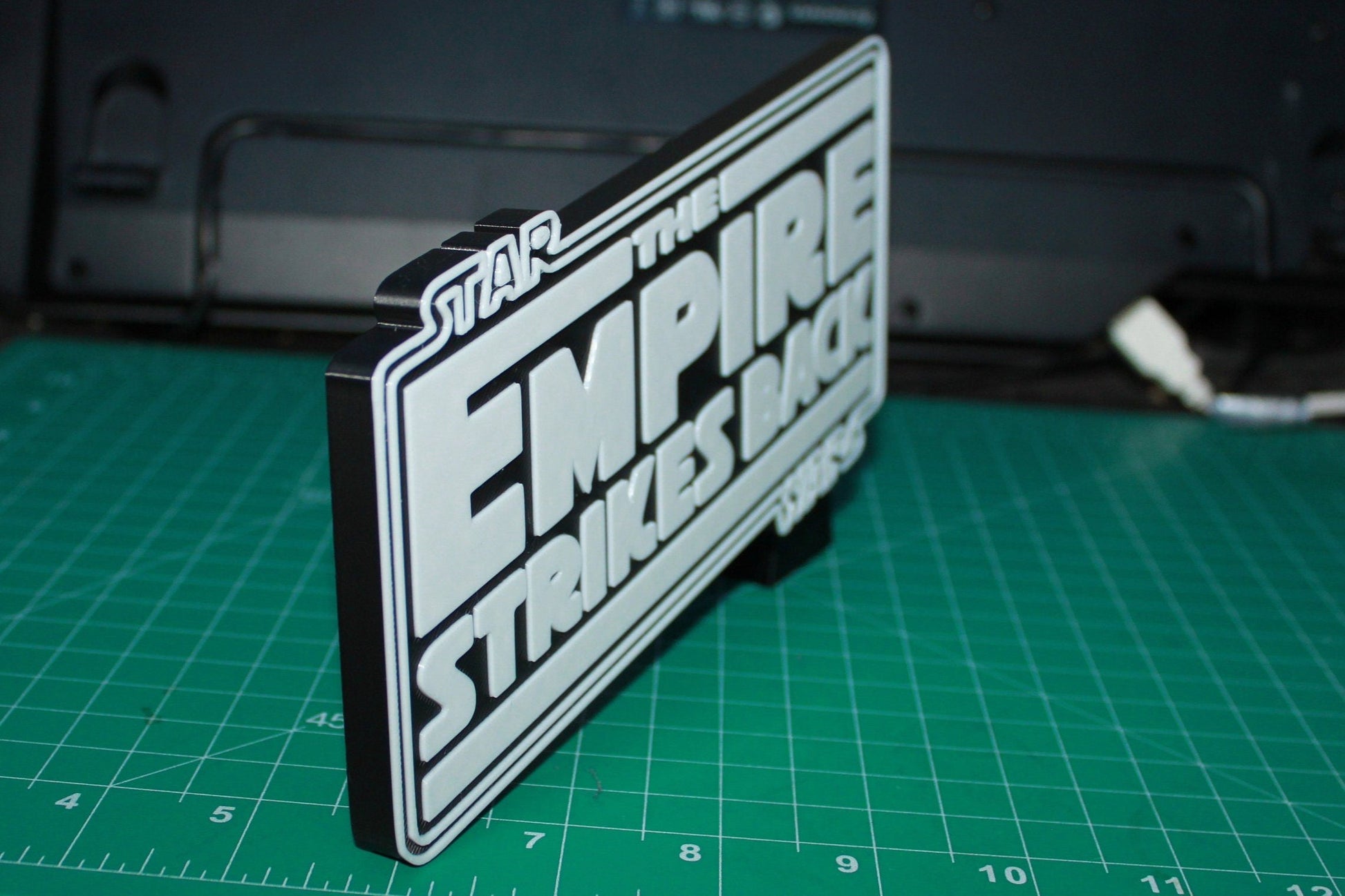 Star Wars The Empire Strikes Back 3D printed Logo Art