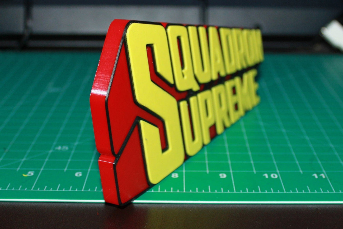 Squadron Supreme 3D printed Comic Logo Art