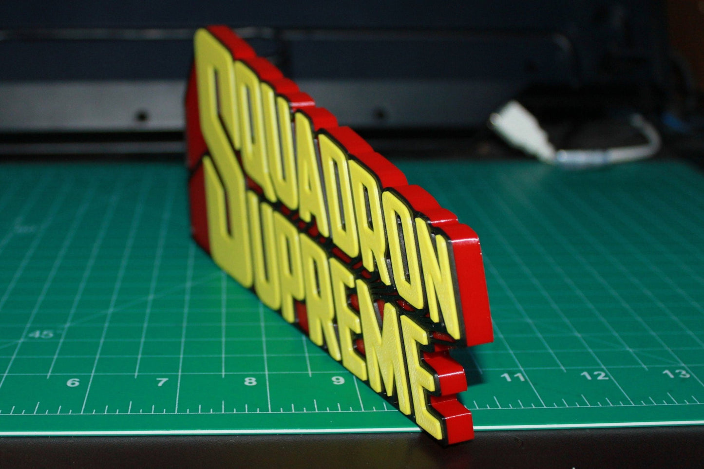 Squadron Supreme 3D printed Comic Logo Art