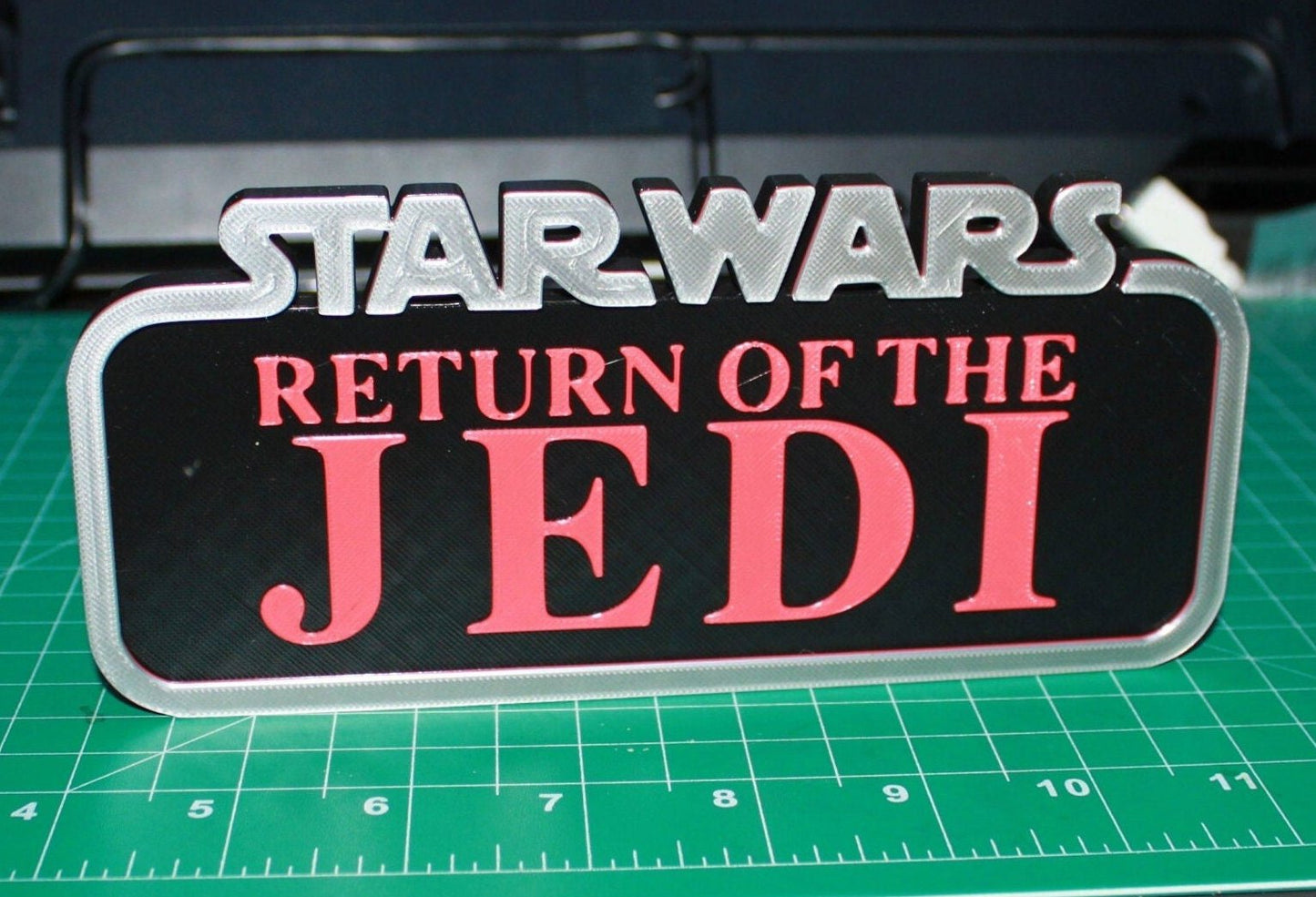 Star Wars Return of the Jedi 3D printed Logo Art