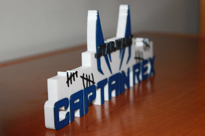 Captain Rex 3D printed Logo Art