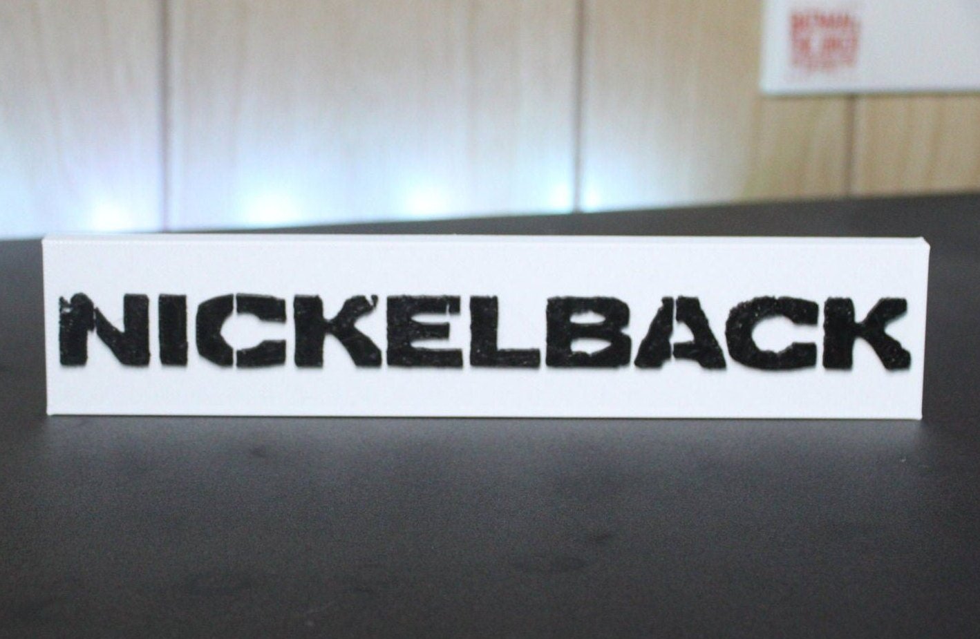 Nickelback 3D Printed Logo Art