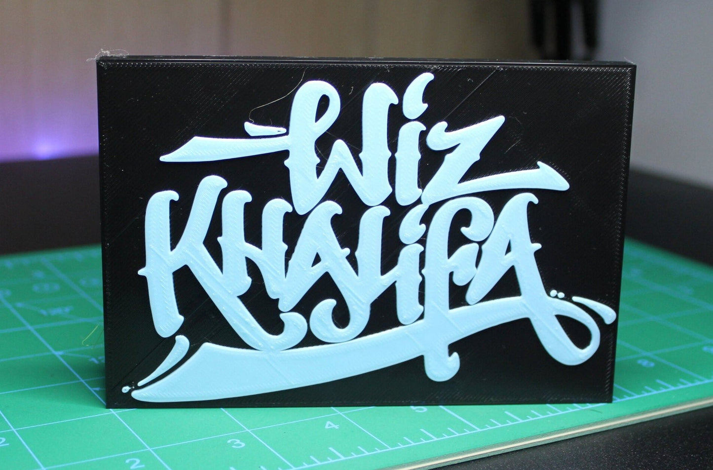 Wiz Khalifa 3D Printed Logo Art