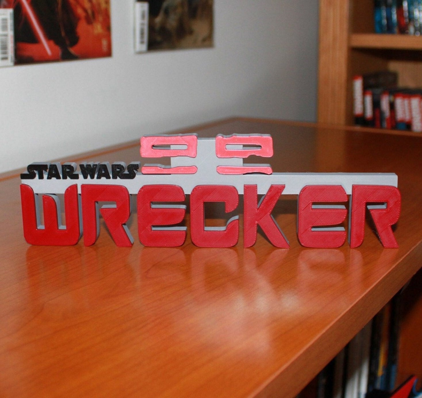 Wrecker 3D printed Logo Art