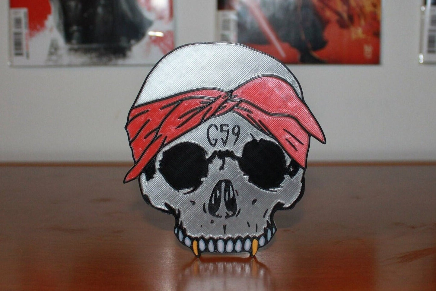 Suicide Boys Skull 3D Printed Logo Art