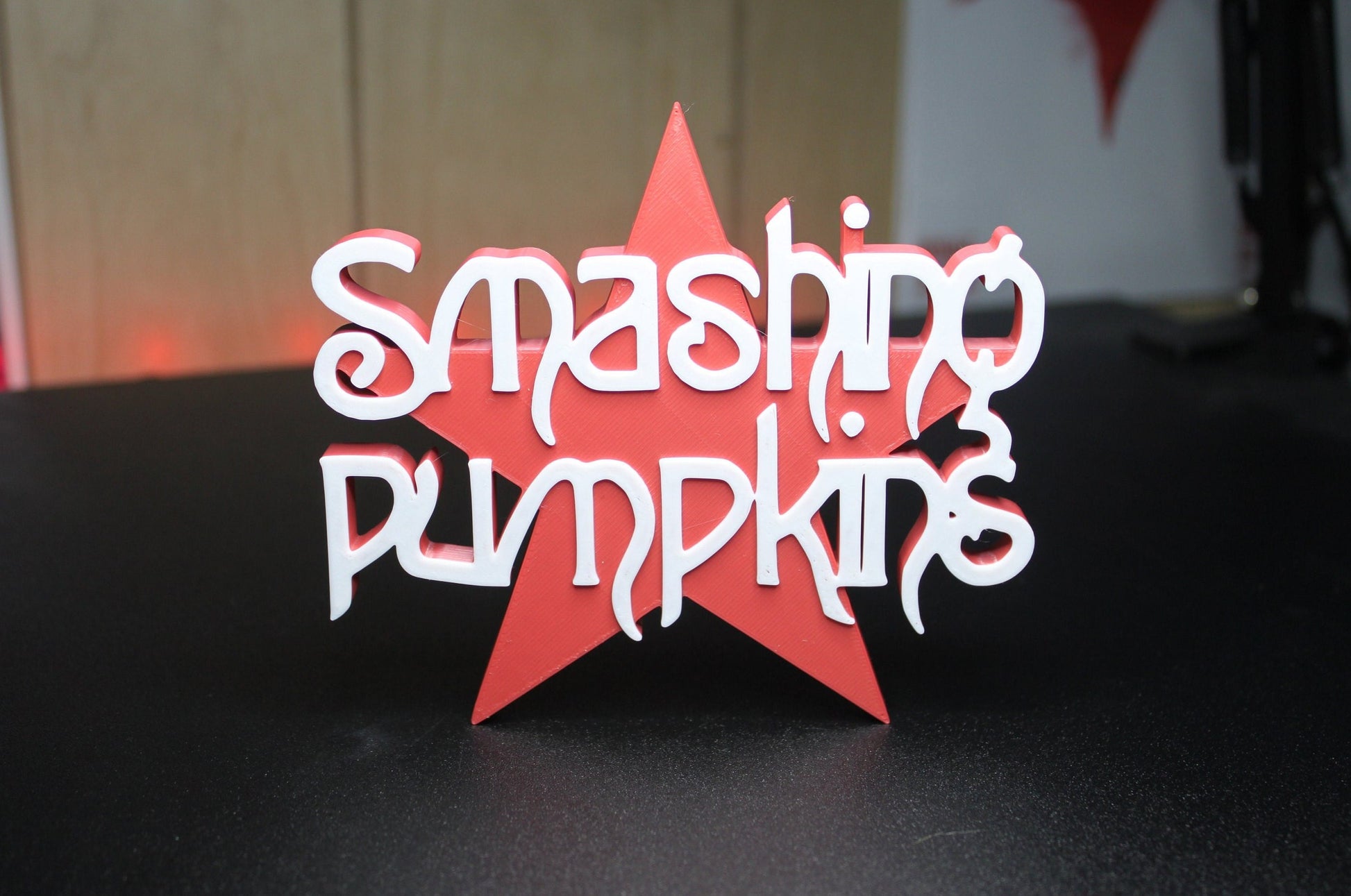 Smashing Pumpkins 3D Printed Logo Art