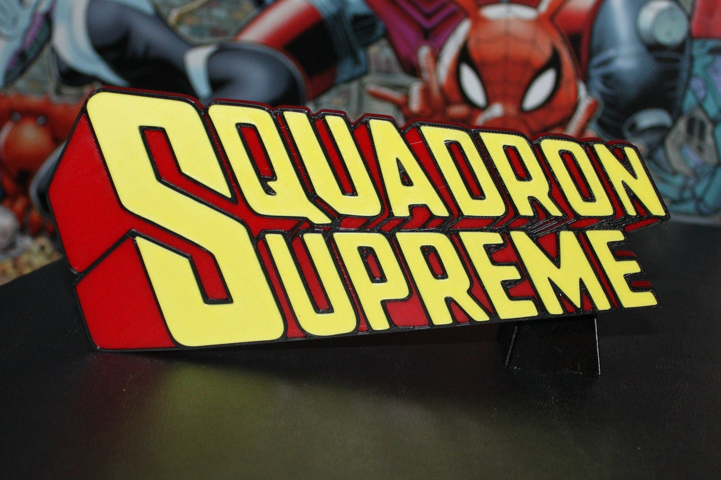 Squadron Supreme 3D printed Comic Logo Art