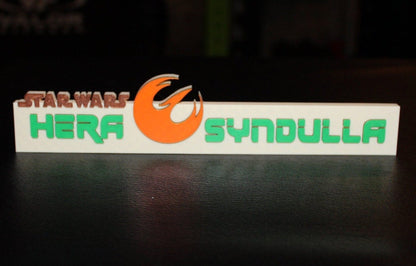 Hera Syndulla 3D printed Logo Art