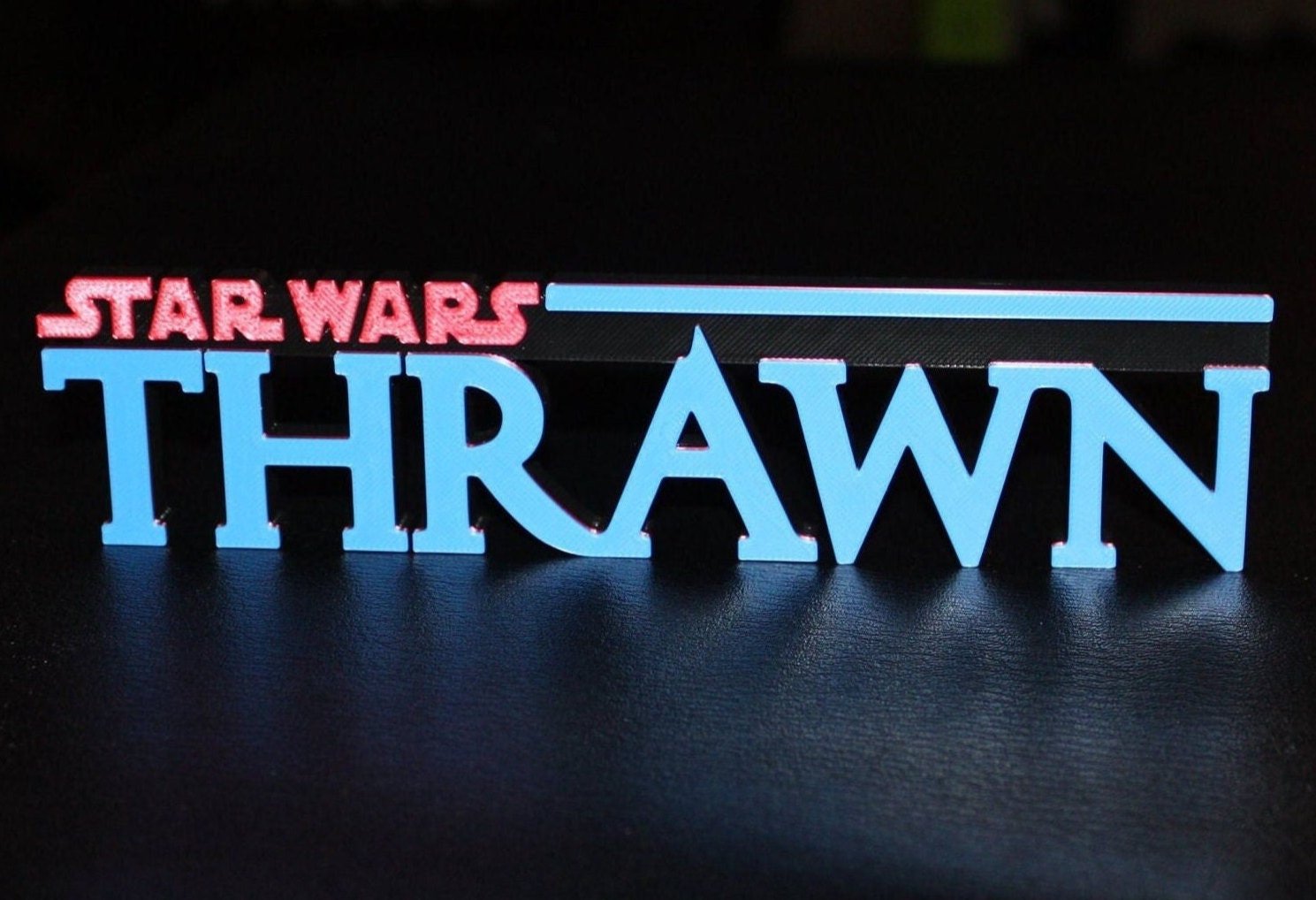 Thrawn 3D printed Logo Art