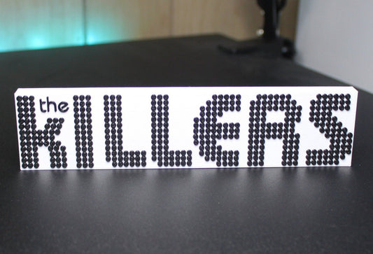 The Killers 3D Printed Logo Art