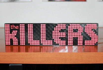 The Killers 3D Printed Logo Art