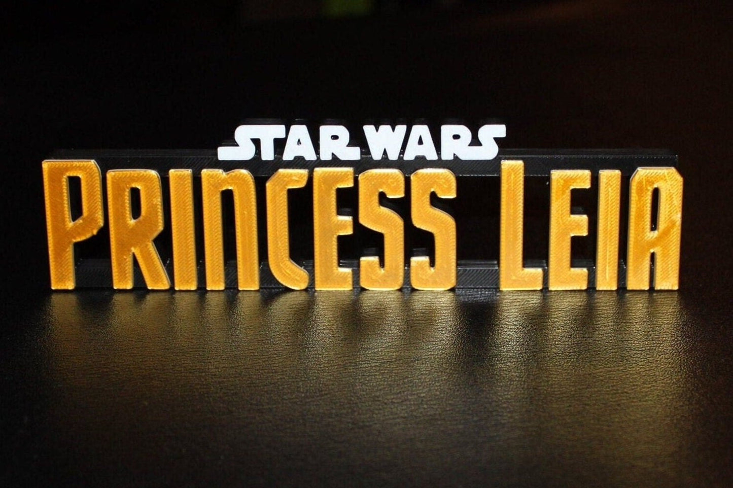 Princess Leia 3D printed Logo Art