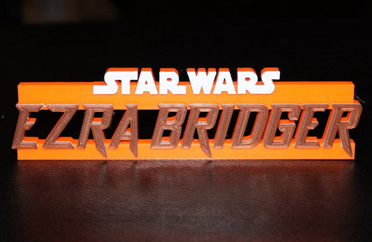 Ezra Bridger 3D printed Logo Art