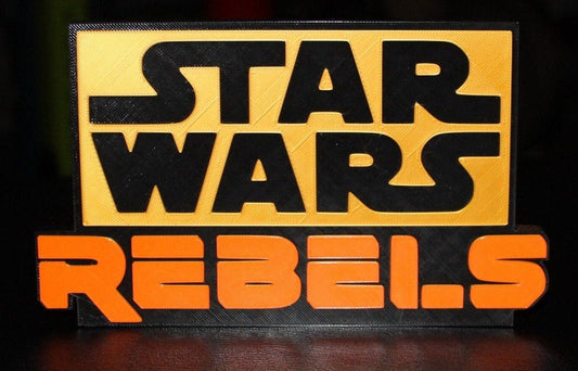 Star Wars Rebels 3D printed Logo Art