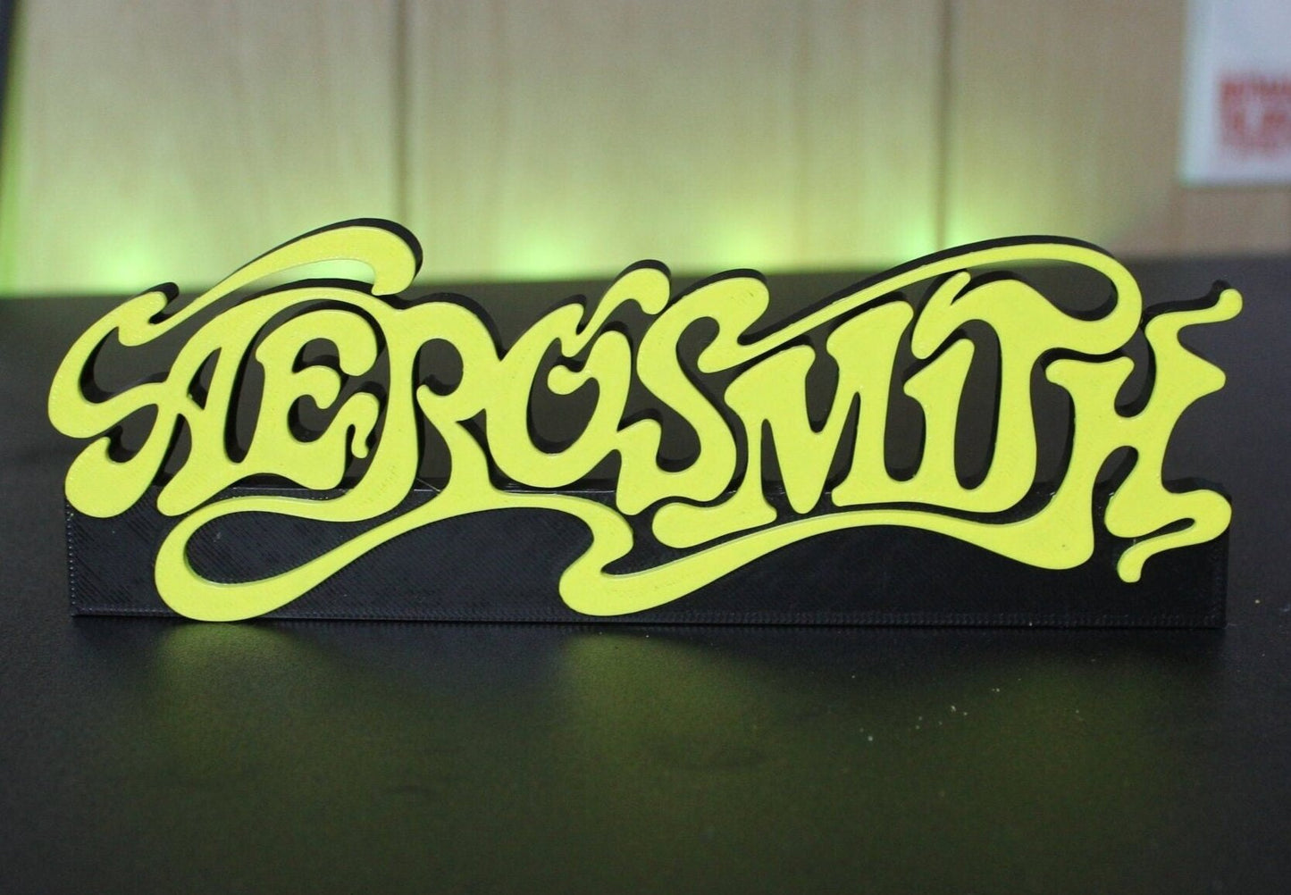 Aerosmith 3D Printed Logo Art