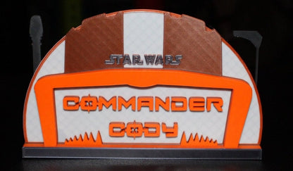 Commander Cody 3D printed Logo Art