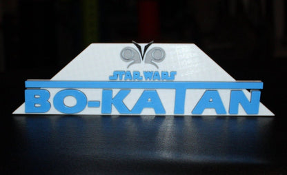 Bo-Katan 3D printed Logo Art