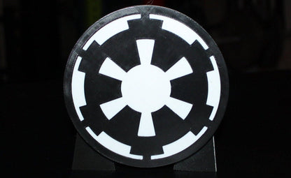 Galactic Empire 3D printed Logo Sign Wall Desk Shelf Art