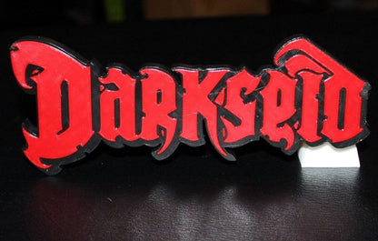 Darkseid 3D printed Comic Logo Art