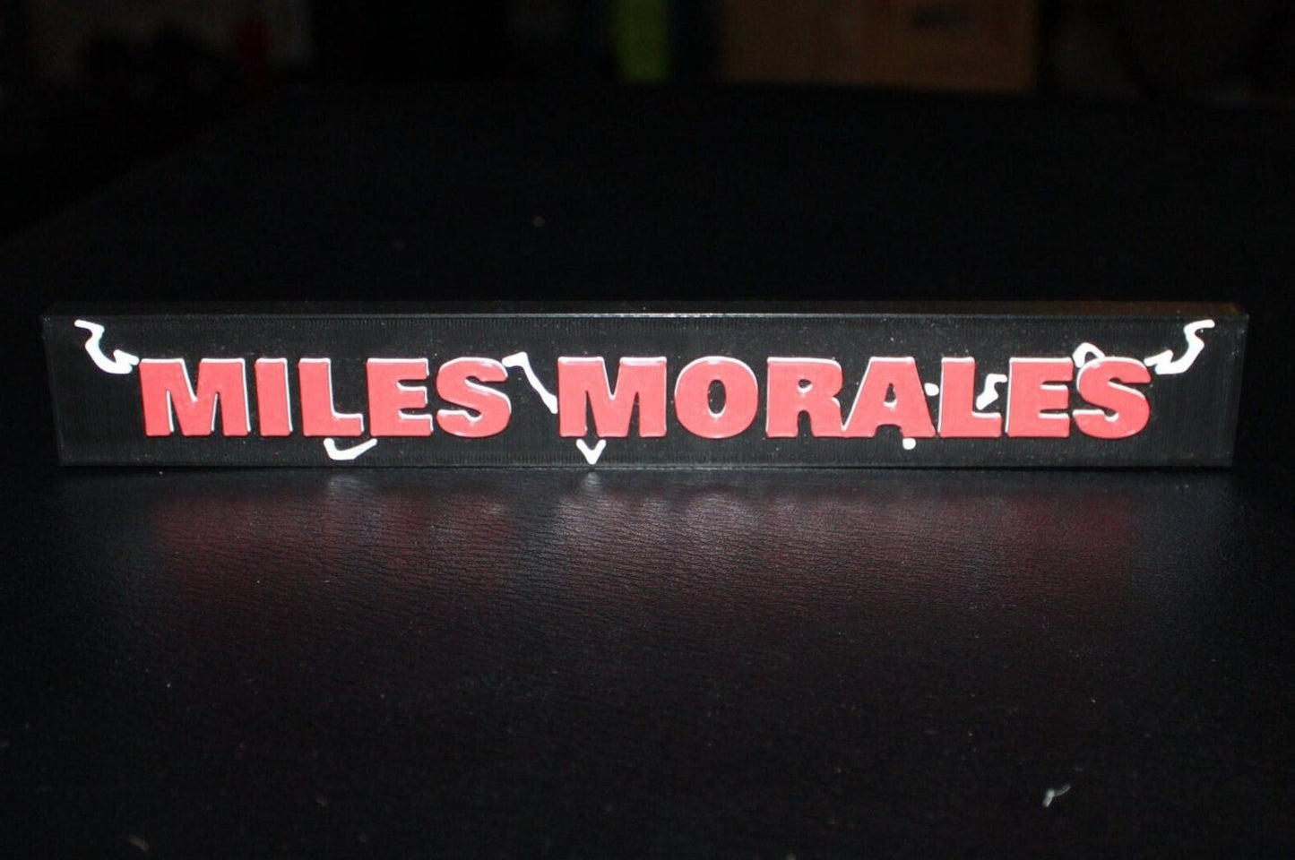 Miles Morales 3D printed Comic Logo Art