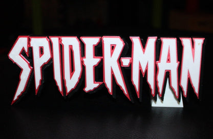 Spider-Man 3D printed Comic Logo Art