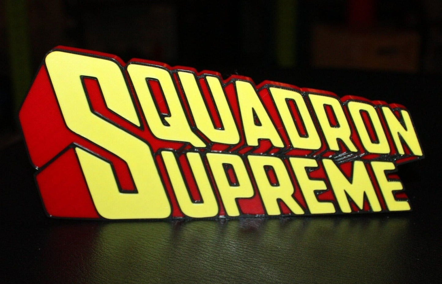 Squadron Supreme 3D printed Comic Logo Art