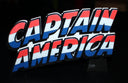 Captain America 3D printed Comic Logo Art