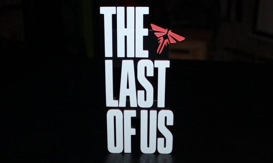 The Last of Us 3D printed Logo Sign Wall Desk Shelf Art