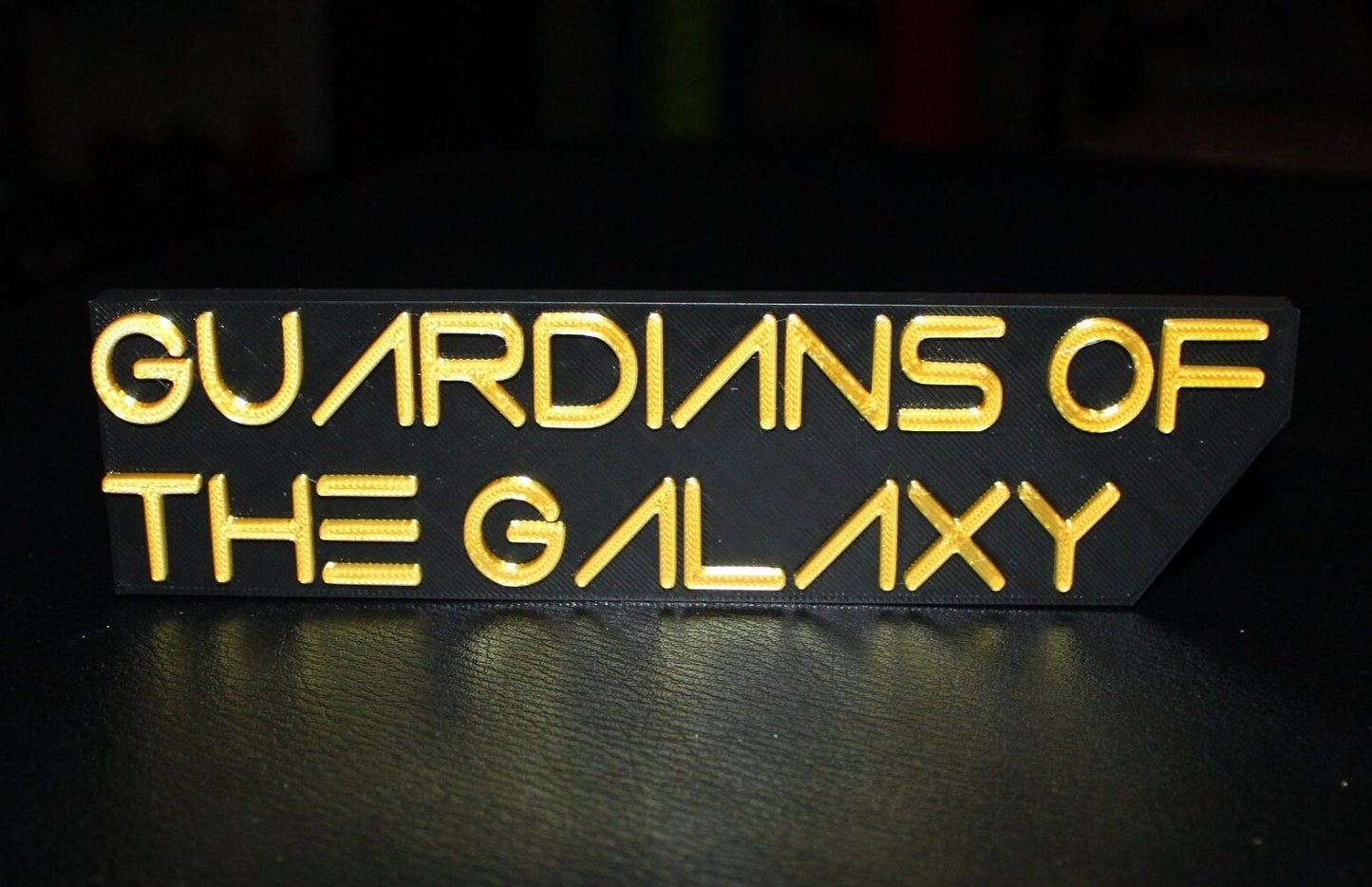 Guardians of the Galaxy 3D printed Comic Logo Art