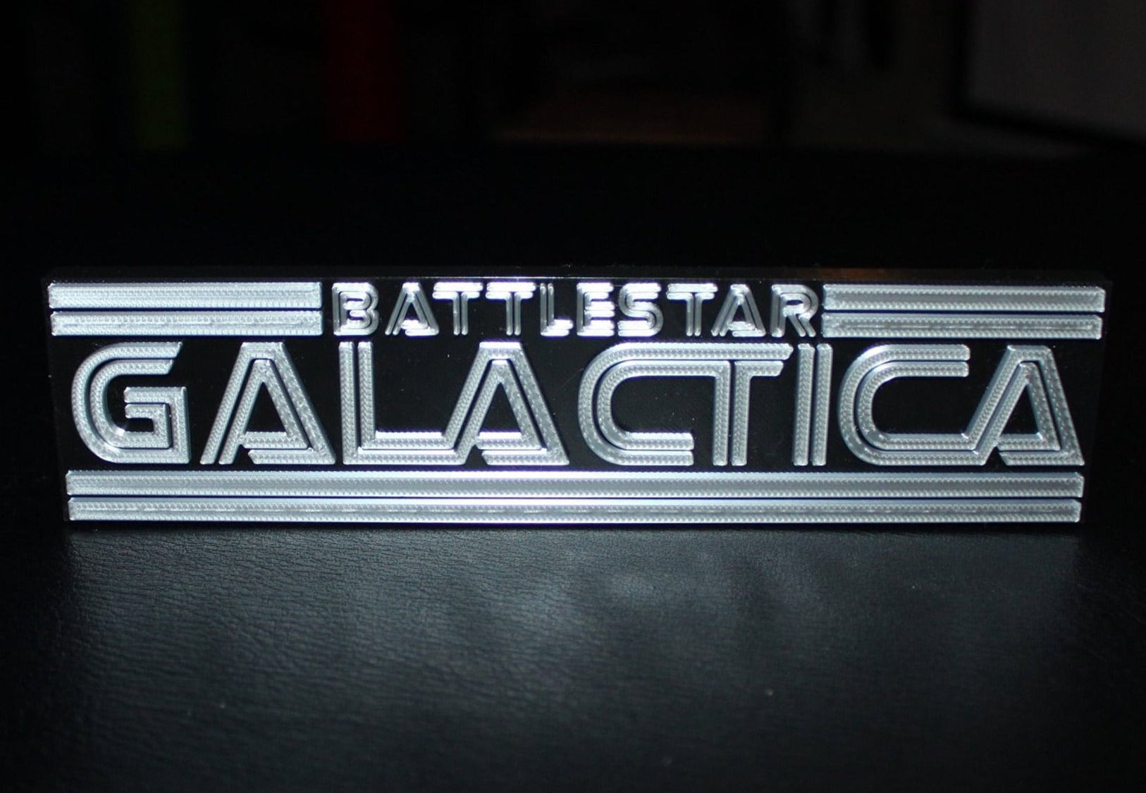 Battlestar Galactica 3D Printed Logo Art