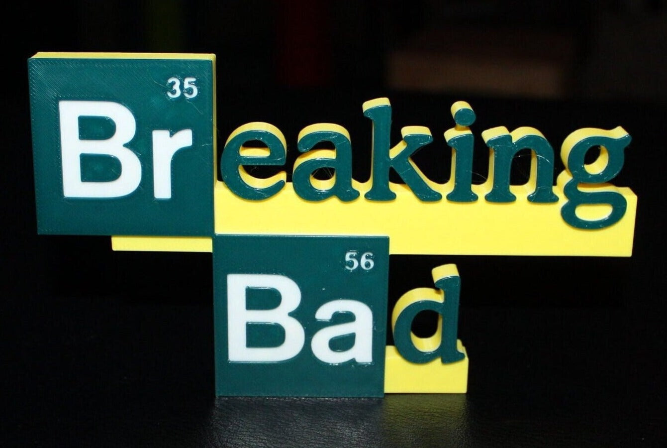 Breaking Bad 3D printed Logo Art