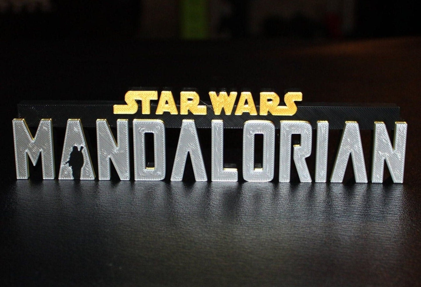 Mandalorian 3D printed Logo Art