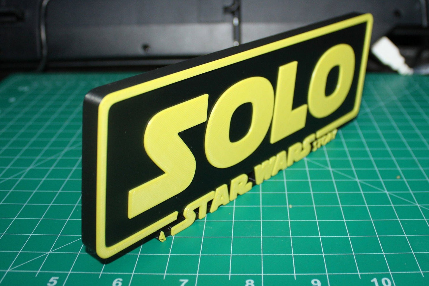 Solo a Star Wars story 3D printed Logo Art