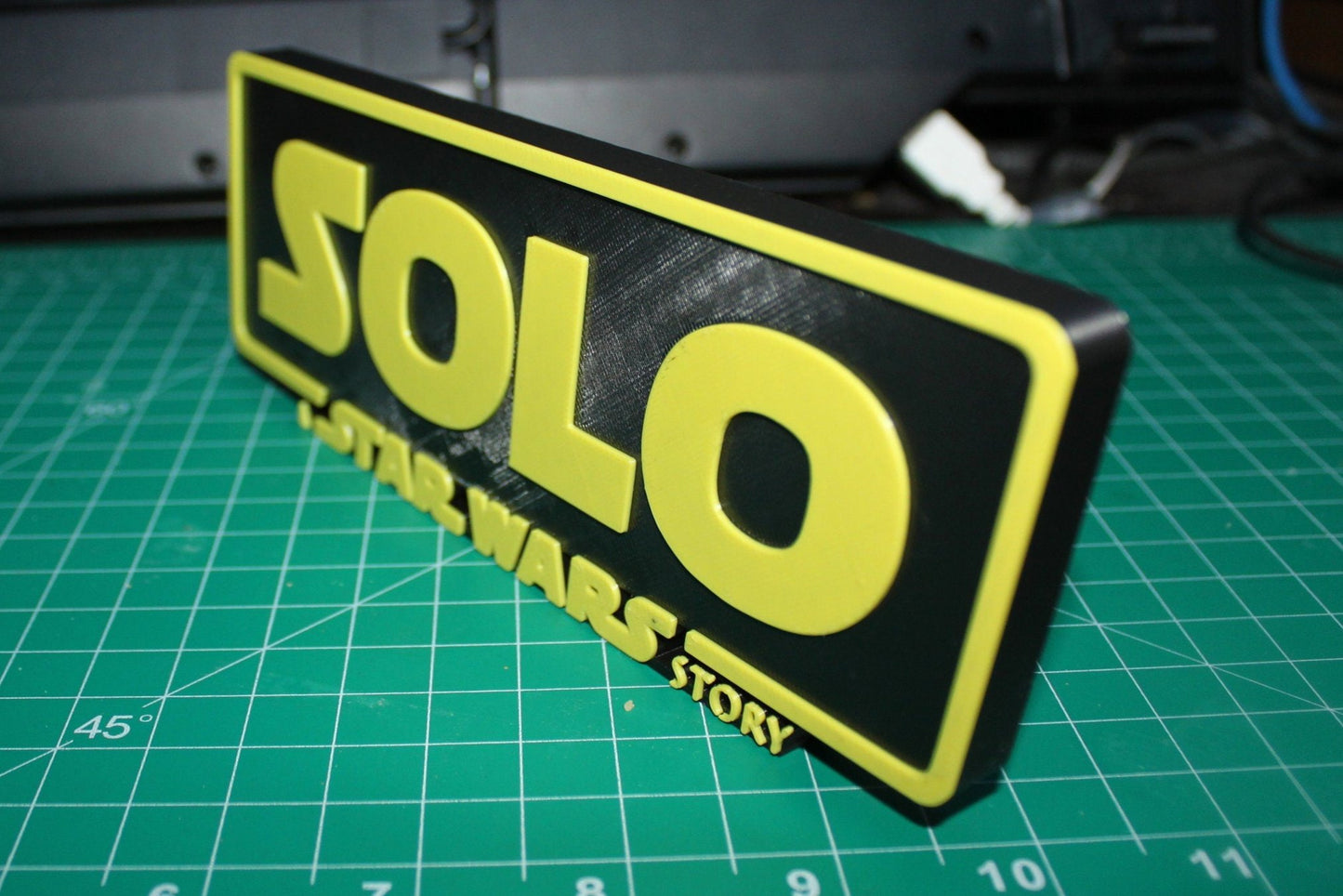 Solo a Star Wars story 3D printed Logo Art