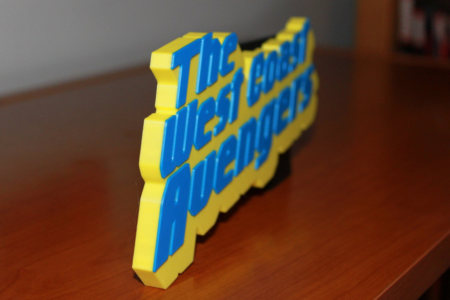 West Coast Avengers 3D printed Comic Logo Art