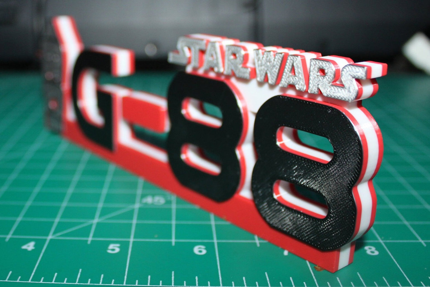 IG-88 3D printed Logo Art